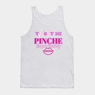 Yo Soy MI PINCHE Sugar Daddy Candy Wrapper design (white) Tank Top